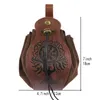 Viking-stijl middeleeuwse zakje die kan worden opgehangen aan een riemherenmunttas van hoogwaardige retro taille tas cool en knappe stijl 240411