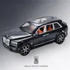 1:20 Rolls Royce Cullinan SUV Model Modelo de auto Costa de juguete Castización de metal