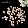 Party Decoration E8BD 10/25/25mm Wooden Square Blocks Mini Cubes Embellishment For Woodwork Craft DIY
