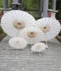 Bridal Wedding Paper paraplyer Parasols Handgjorda Plain Chinese Mini Craft Paraply för att hänga ornament Diameter20304060cm HH2156476