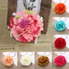 Big Peony Flower Hair Clip Wedding Bridal Brides Texa Prom Party Hairpin Brosch Flower Headwear Hairpin Cloth Diy Clamp Hair Clip