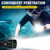 Boruit Super hell 2000 lm P70 LED -Tauch -Tauch -Taschenlampe Unterwasser 100m IPX8 wasserdicht