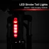 Fiets waterdichte koplampen USB snelladen waterdichte XPE Bike Light MTB Road Bike Safety Warning LED Tail Lights