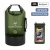 PVC Sac à dos Sac à dos PVC PACK 20L 10L pour les hommes Femmes extérieures Sage de plongée Trekking Rafting Kayak Sacs de téléphone xd119y