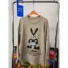 Damen Strick Tees Tees Herbst/Winter Brand Cartoon Brief Sticked Long Sleeved Strickwear Lose lässiger, vielseitiger Pullover für Paare