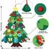 Kids Montessori Toys Fai da te Felt Christmas Tree Wall sospeso Artificial Tree Boys Girls Regalo per bambini Sviluppo di intelligence