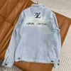 Herrenjacken Designer 2024 Frühling/Sommer Neue lose lässige Fashion Denim Top Coat Unisex Wybk