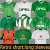 2002 1994 İrlanda Retro Futbol Forması 1990 1992 1996 1997 Ev Klasik Vintage İrlandalı McGrath Duff Keane Staunton Houghton McAteer Futbol Gömlek Ev Yeşil uzakta 1988