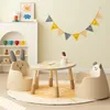 Studenter minimalistiska skrivbordsflicka plastvita barns bord Kreativitet Läsning Mesinha CaDira Infantil Children Furniture