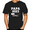 Stile estivo papa caricamento in gravidanza Gift a maglietta divertente per papà harajuku hip hop papà t-shirt a manica corta streetwear