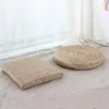 Pillow Seat Round Straw Weave Buddha Worship Manual Yoga Chair Mat Wooden Window Meditating