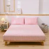 Grade A Lattice Queen Fitted Bed Sheet Maternal and Infant Grade Bed Sheets Durable Elastic Fitted Sheet 180x200 No Pillowcase