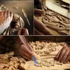 12 PCS / SAG CARVING CHIPEL TOODLES SHARP WOODWORKING TRAVAIS