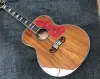 Kablolar All Mahogany Wood J200 Akustik Gitar 43 "Super Jumbo SJ200 Akustik Elektro Gitar Ücretsiz Nakliye Gitarra