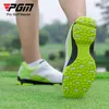 PGM Men Golf Shoes Waterproof Sports Sneakers Man Breathable Casual Golf Athletic Footwear Anti-skid Training Shoes Buckle Knob