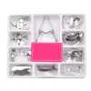 36 PCs Dental -Sattelkontured Metallmatrices Matrix Universal Kit mit Spring Clip Nr. 1.330