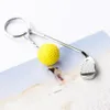 Beliebter Schlüsselhalter Multipurpose Sport Schlüsselbund Golfball Ornamente Bright Color Key Halter Schlüsselbund