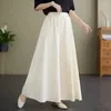 Women's Pants 2024 Fashionable And Casual Long Wide Leg Skirt Artistic Style Versatile Loose Large Size Harem Trousers For Women K339