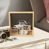 إطارات Memory Shadow Box PO مجموعة مع زفاف وفتحة هدية للذكرى لزوجتها صديقة الشريكة عرض الشريك