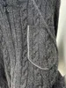 レディースジャケットカシミアバーゲンプライス春秋の女性フーディースレッドブレンドニットコート