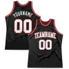 Black-Rend Black-rouge personnalisé Authentic Baskack Basketball Jersey Tops pour hommes Jersey Personlized Sew Team Unisexe Top