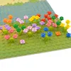 Building Blocks Plant Flower Accessories Bulk DIY Petal Parts Green Grass Stalk Compatible 33291 24866 Leduo Brick Kid Toys