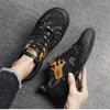 Casual Shoes 2024 Spring Autumn Canvas Men Fashion Lace-Up Loafers Outdoor Working Camouflage Kick