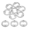 10 أو 5 PCS BAR أدوات Round Bottle Opener 40mm Wine Beer Beer Bealeer Wall Enting Bottion Eptiers w/ Scre