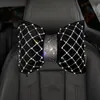 Bling auto auto cuscino per cuscinetto di perle cristallo di peperoncino cuscinetto da filo da prua femminile ragazze accessori per interni auto