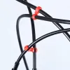 10st Bicycle Cable Buckle Bicycle Brake Shift Line Slang Guide S-format klipp för cykelkorsskabel TIDY TIES BUCKLE HOLDER C HOOK