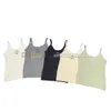 Wonmen Sling Vest luxe geborduurde tanks Top u nek yoga tops lente zomer ademende vesten