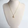 Womens Designer Kate KS Necklace Daily Accessories Pending Sea Star Starfish Style Single Pendant Halsband för kvinnor