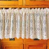 American Country Crocheted Hollo Short Tende per la geometria della cucina Mezza tende per porte per porta e finestra #A136