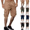 Shorts Shorts da uomo con abbigliamento da lavoro tascabile 2024 pantaloni casual sciolte estate