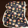 Blankets Swaddling Name Personalized Sherpa Baby Blanket For newborn Boy Girl 2Layer Childrens Anime Minky Throw Bed Sofa Blanket Birthday Gift Y240411JY62Y24041