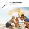 Metaalstand Paraplu Sand Base Patio Paraplu Basis Strand Umbrella Auger vlaggenpoolhouder Anchor Poolhouder Strand Paraplu Stand