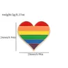 Rainbow Bridge flat LGBT brooch Cute Anime Movies Games Hard Enamel Pins Collect Metal Cartoon Brooch Backpack Hat Bag Collar Lapel Badges