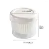 Storage Bottles Fresh-Keeping Onion Box Sealed With Lid Refrigerator Anti-odor Food-grade Round Drain Kitchen