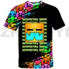 Geometry Dash 3D T-shirt Kid Angry Graphic T Shirts Summer Streetwear Toddler Short Tees Daily Mens T Shirts Women's Anime Shirt