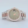 Luxury Looking Fullt Watch Iced For Men Woman Woman Top Craftsmanship Unique and Dyra Mosang Diamond Watchs For Hip Hop Industrial Luxurious 52747