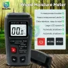 MT-10 Wood Mydrat Meter Wood Humidity Tester LCD Affiche l'hygromètre Densité de la résistance du détecteur Hygromètre Densité de résistance