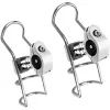 Marinkvalitet stål 316 SS Fishing Rod Rack Holder Pole Bracket Support Clamp on Rail Mount 25or 32mm Boat Accessories