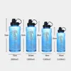 1100/1500/2000 / 3000 ml Bouteille sportive Sports High Captise Resistant Water Bottle Gandle Design Sport Sport Sport Falle pour extérieur
