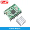 3D Printer Parts Stepsitck A4988 DRV8825 Степпер -двигатель с репрессионными рампами с радиаторами. 1,4