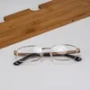 Solglasögon ramar träglasögon för män mode optisk ram man metall glasögon