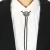 Bow Ties Western Bolo Tie For Men Vintage Cowboy Turquoise