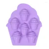 Baking Moulds Sales Ice-cream Cone Silicone Mold Fondant Cake Decorating Tools Soap E094