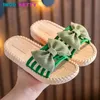 Slipper Girls Slippers 2023 Летний новый стиль носить милый лук универсальный