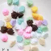 Estatuetas decorativas 10pcs Simulação Macaron Color Cream estátua Pedra de pedra plana resina Cabochon Diy Scrapbook Craft Embelerishments