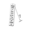 Lettering Creative Metal Bookmark Tassel pendente retrò marcatori di clip di articoli regalo per studente La cancellazione dei regali per la giornata degli insegnanti